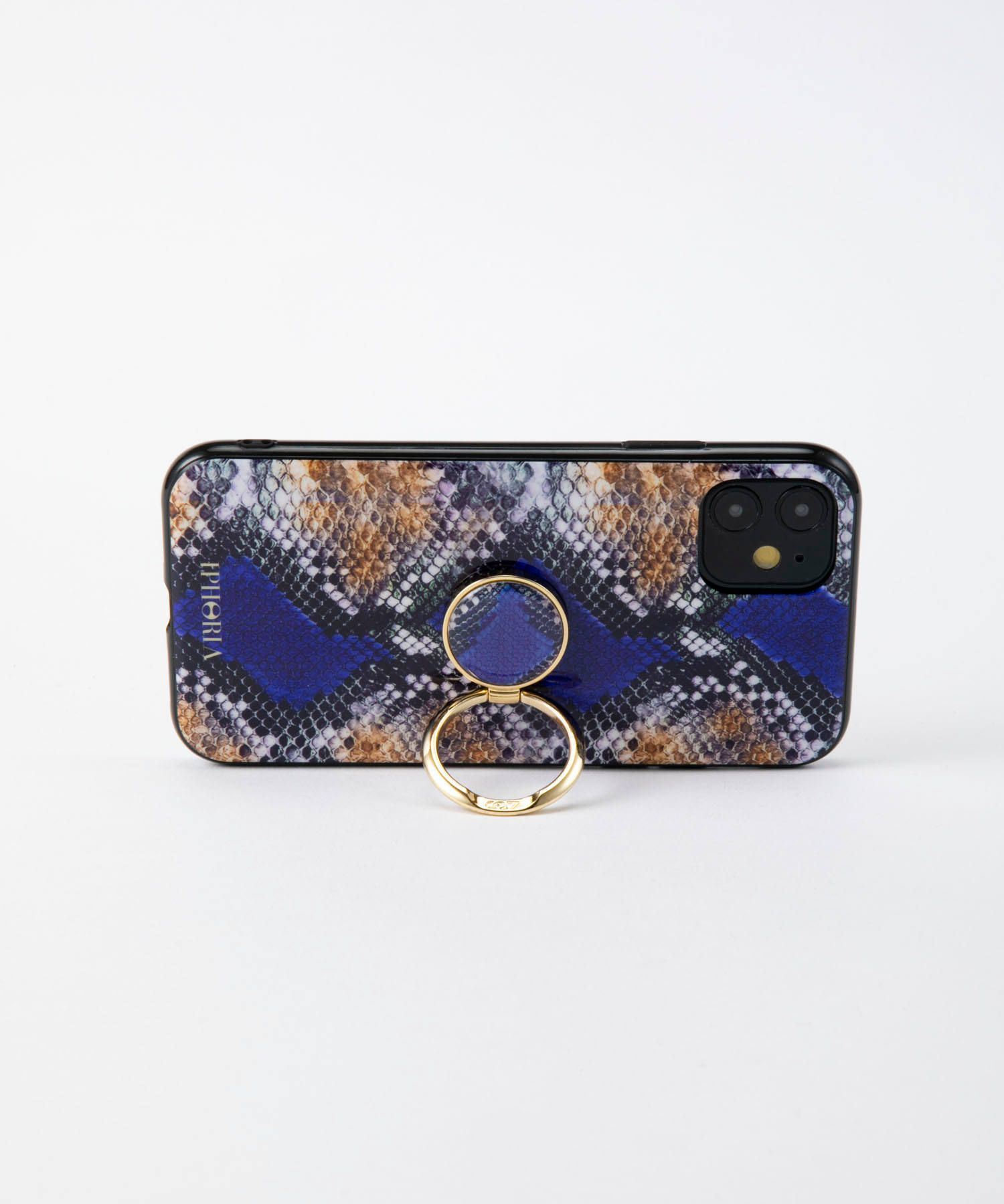 Case for Apple iPhone 11 - Gold Ring with Wild Snake