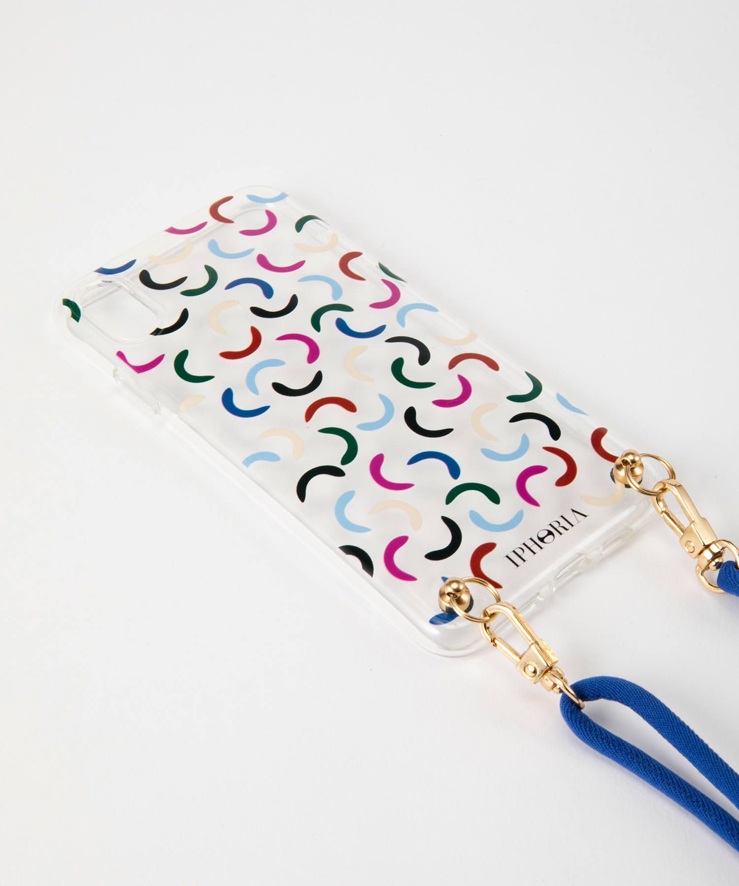 Necklace Case for Apple iPhone XS Max - Colorful Memphis