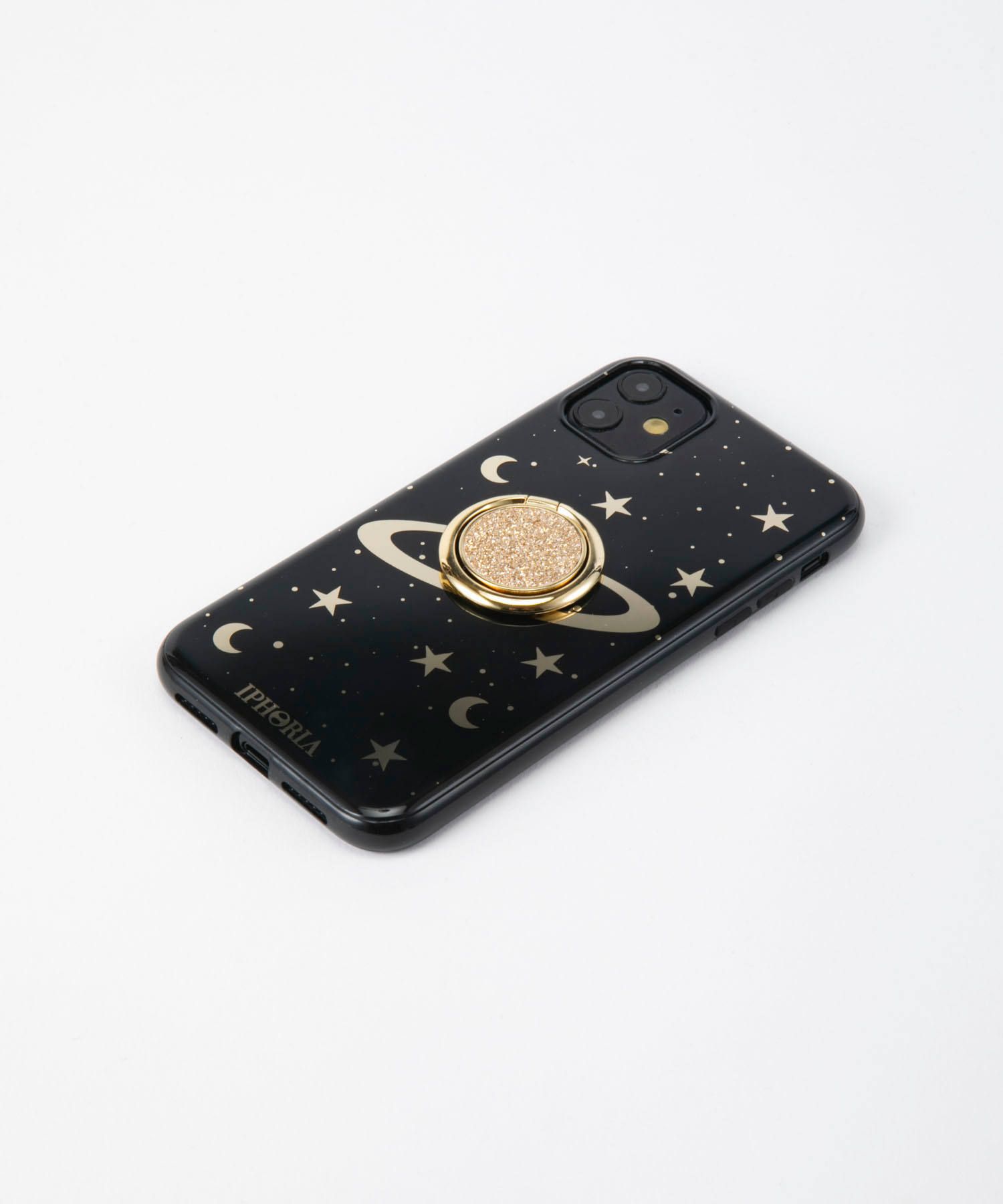 Case for Apple iPhone 11 - Gold Ring with Cosmic Sky