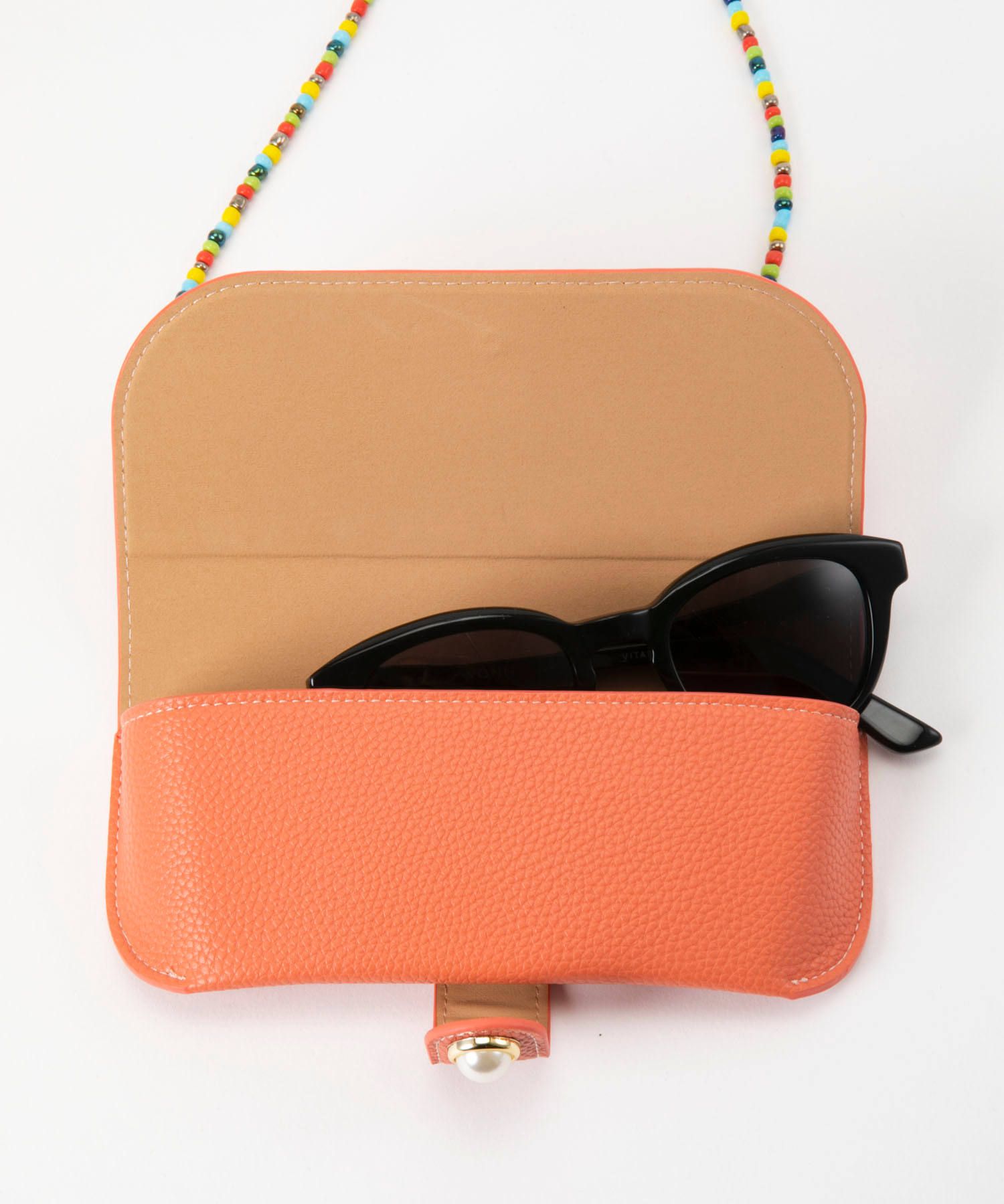 IPHORIA - Glasses Case with Bag Holder - Classic Coral with
