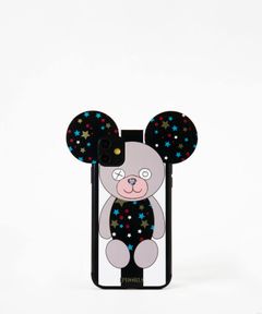 Case for Apple iPhone 11 - Teddy Case Stars B&W Stripes