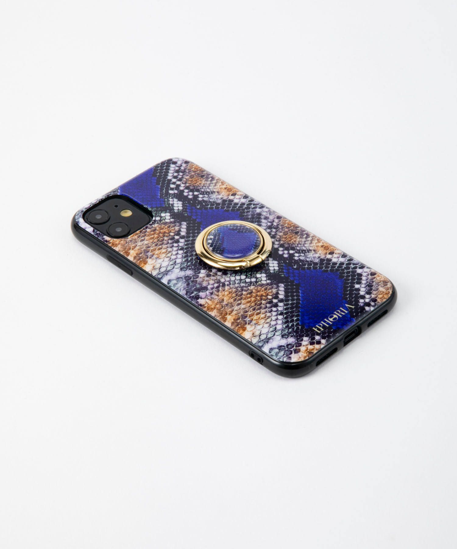 Case for Apple iPhone 11 - Gold Ring with Wild Snake