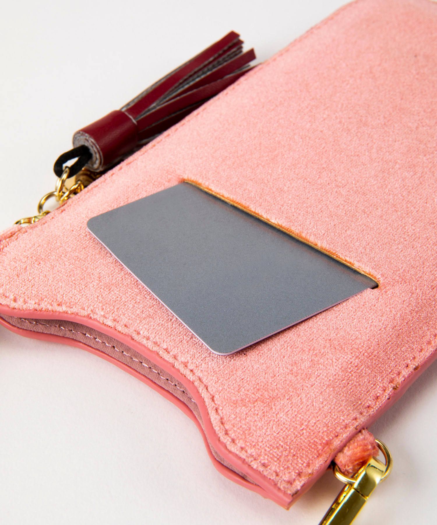Necklace Sleeve Case for Apple iPhone 7+/8+/XR/XS Max/11/11 Pro Max - Rose & Burgundy