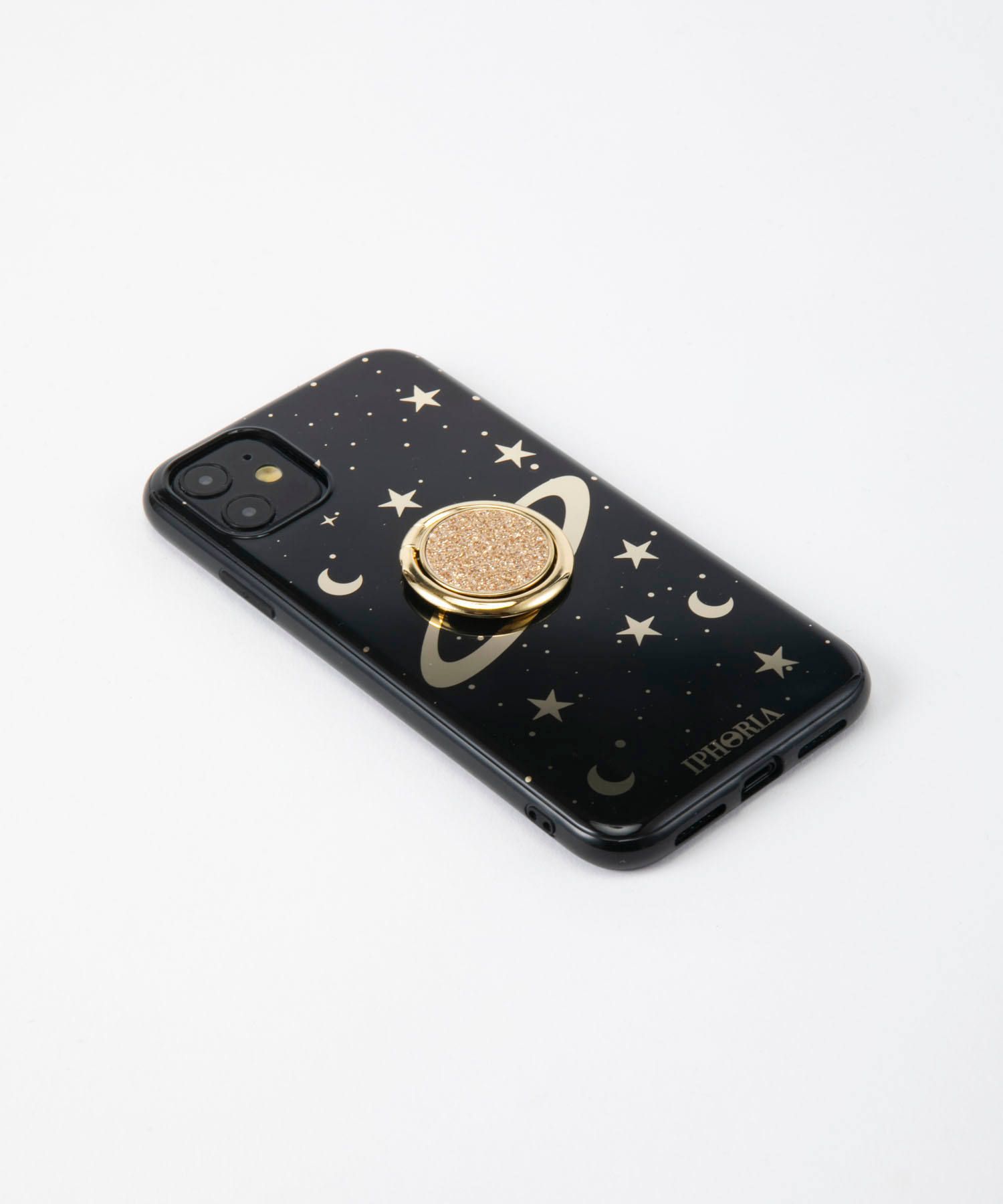 Case for Apple iPhone 11 - Gold Ring with Cosmic Sky