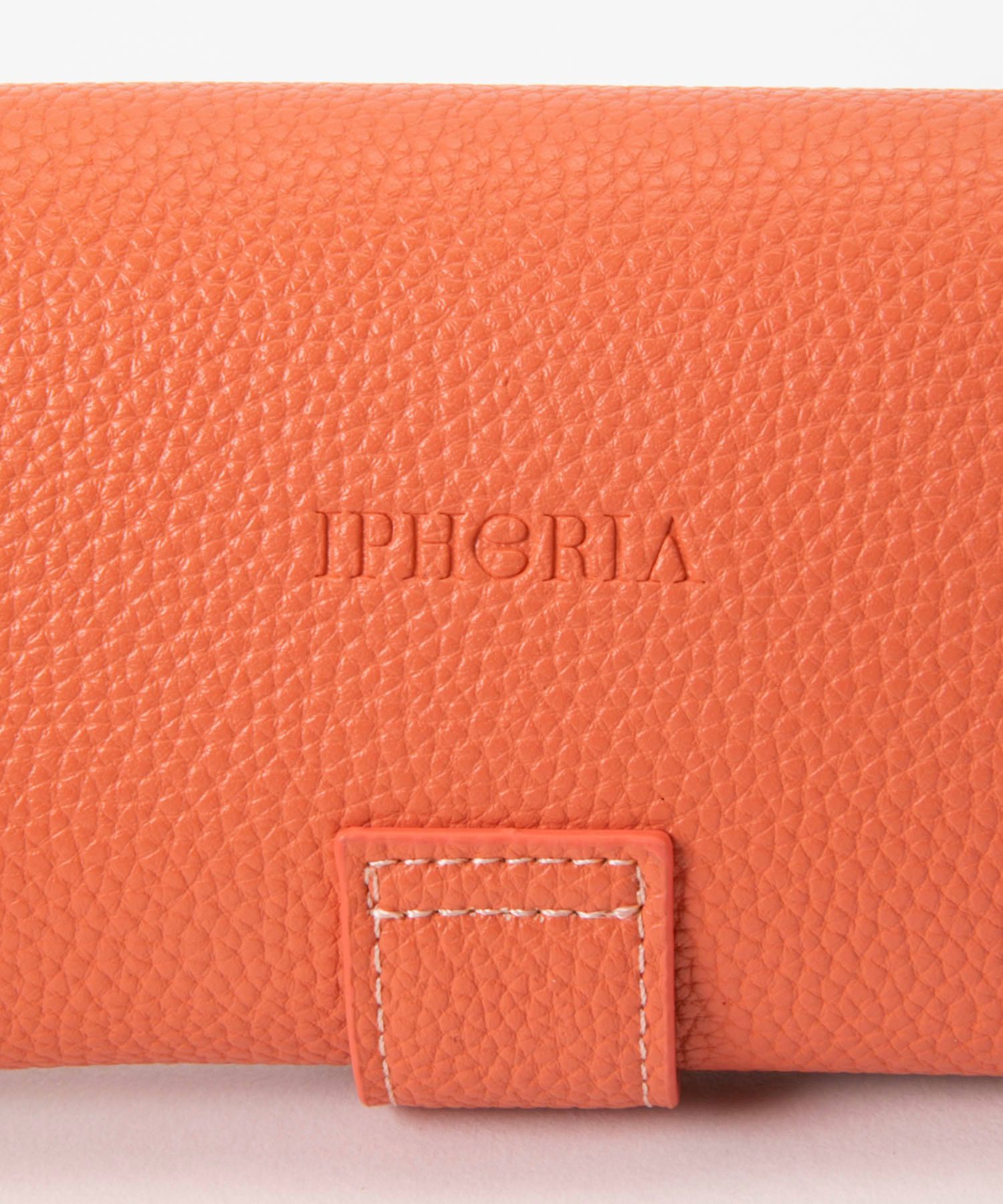 Glasses Case with Bag Holder - Classic Coral with Colorful Glass Pearls