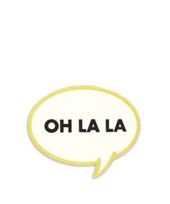 Leather Sticker Oh La La
