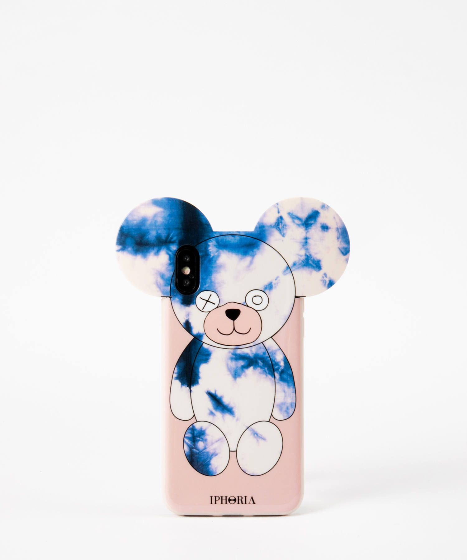 Case for Apple iPhone X/XS - Teddy Case Batik Blue Nude