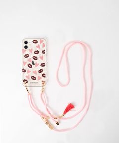 Necklace Case for Apple iPhone 11 - Lips&Hearts