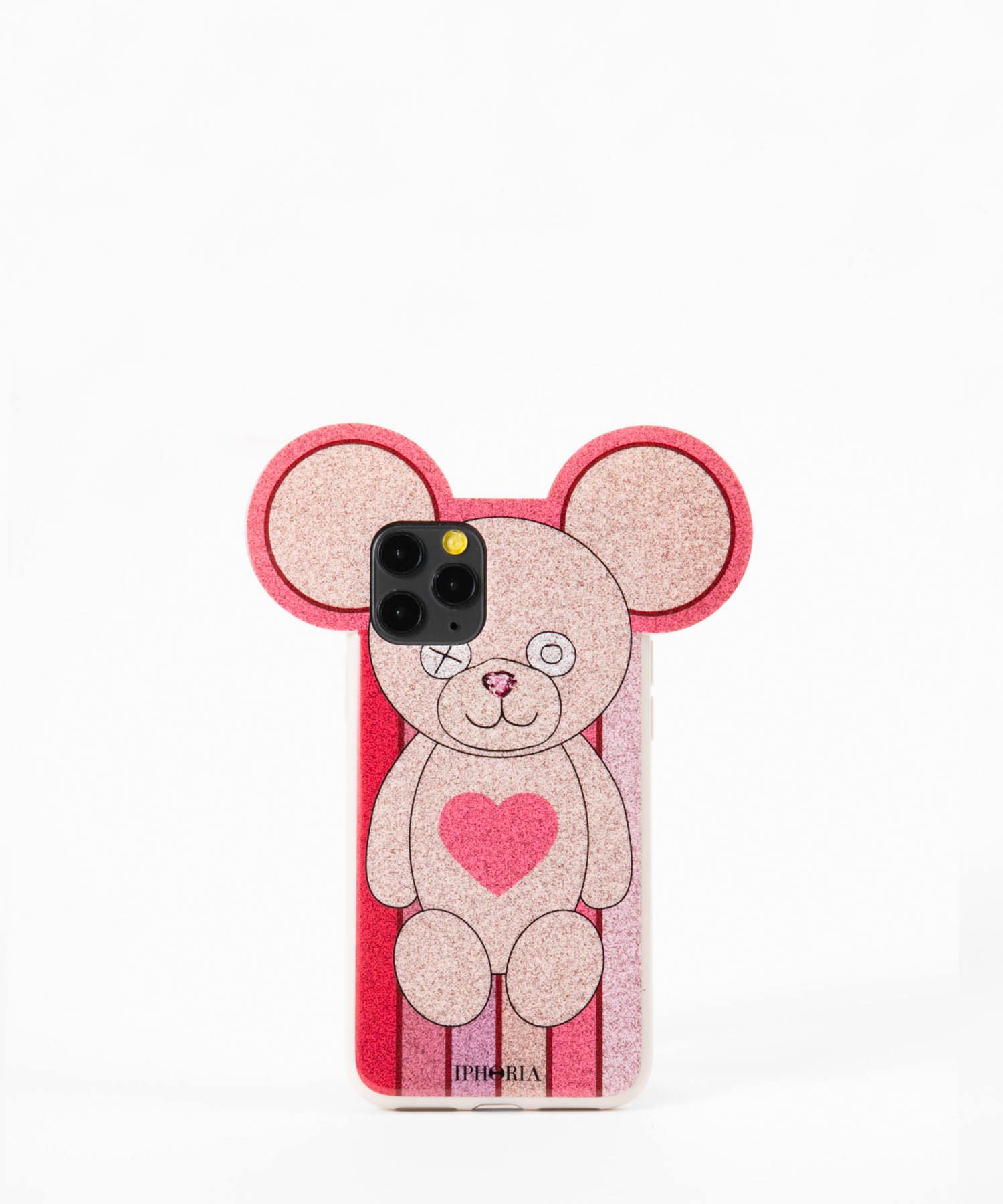 Case for Apple iPhone 11 Pro - Teddy Golden Stripes with Heart