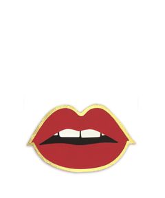 Leather Sticker Lips
