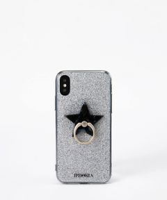 Case for Apple iPhone X/XS - Nacre Star with Silver Glitter