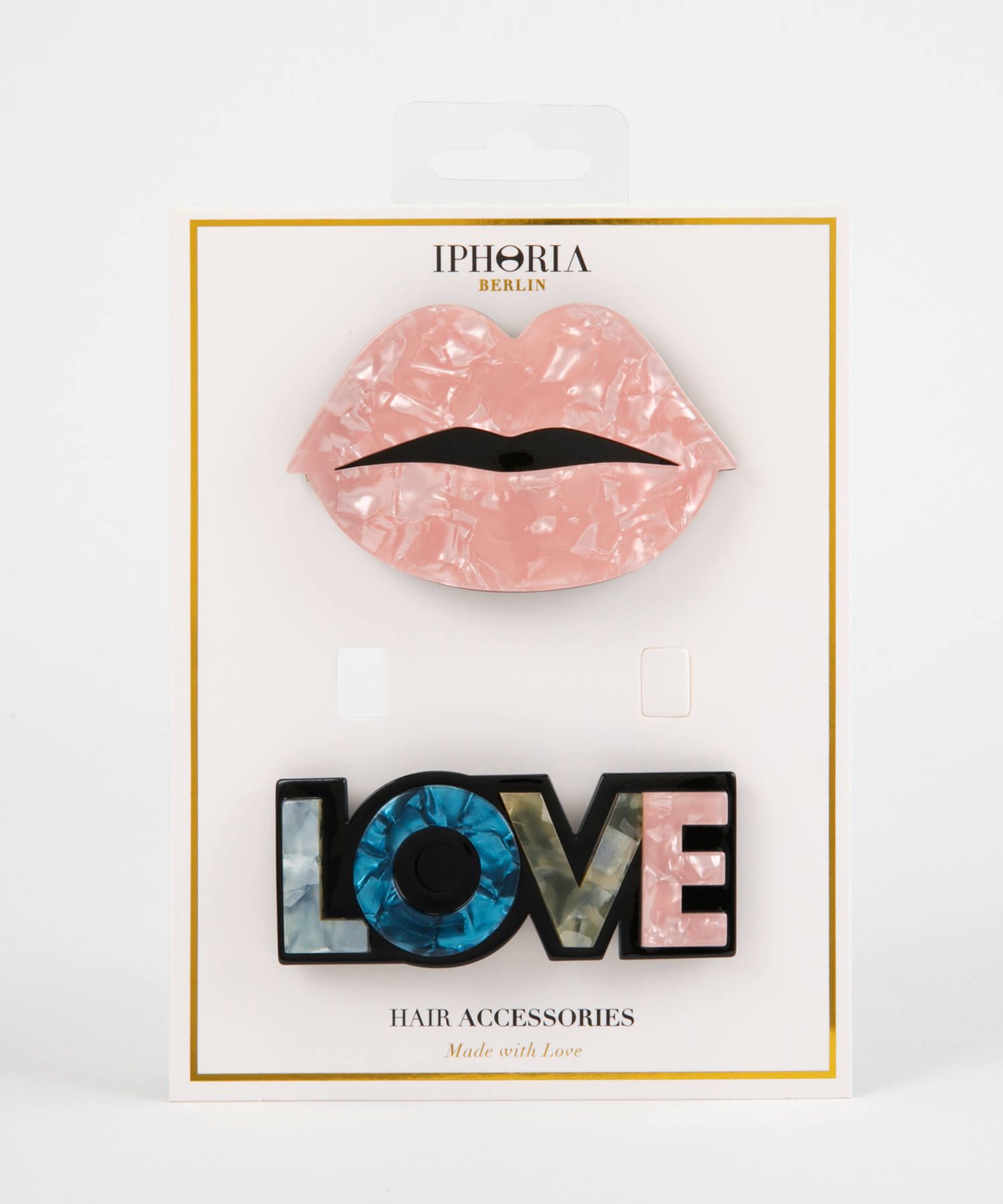 Barette Set - Lip & Love