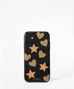 3D Case for Apple iPhone 11 - Heart Star Pattern