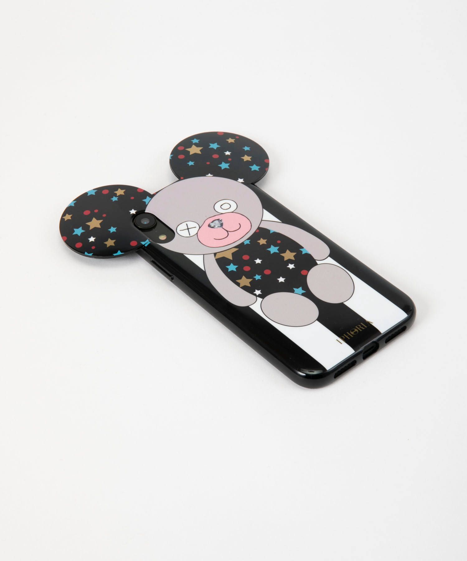 Case for Apple iPhone XR - Teddy Case Stars B&W Stripes