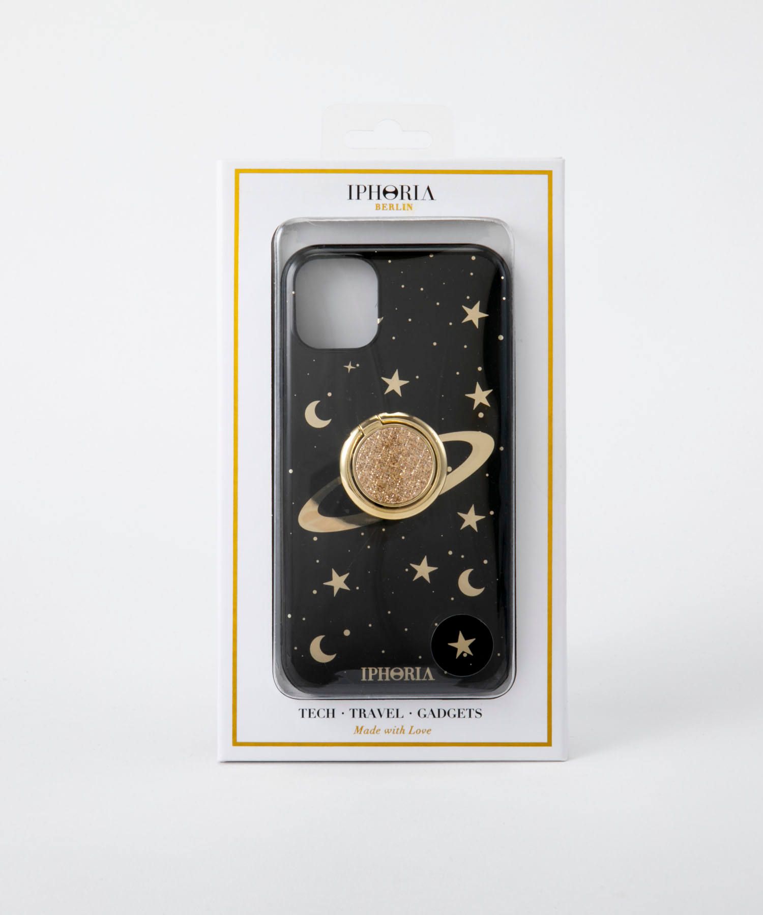 Case for Apple iPhone 11 - Gold Ring with Cosmic Sky