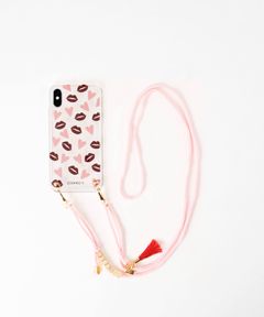 Necklace Case for Apple iPhone XS Max - Lips & Hearts