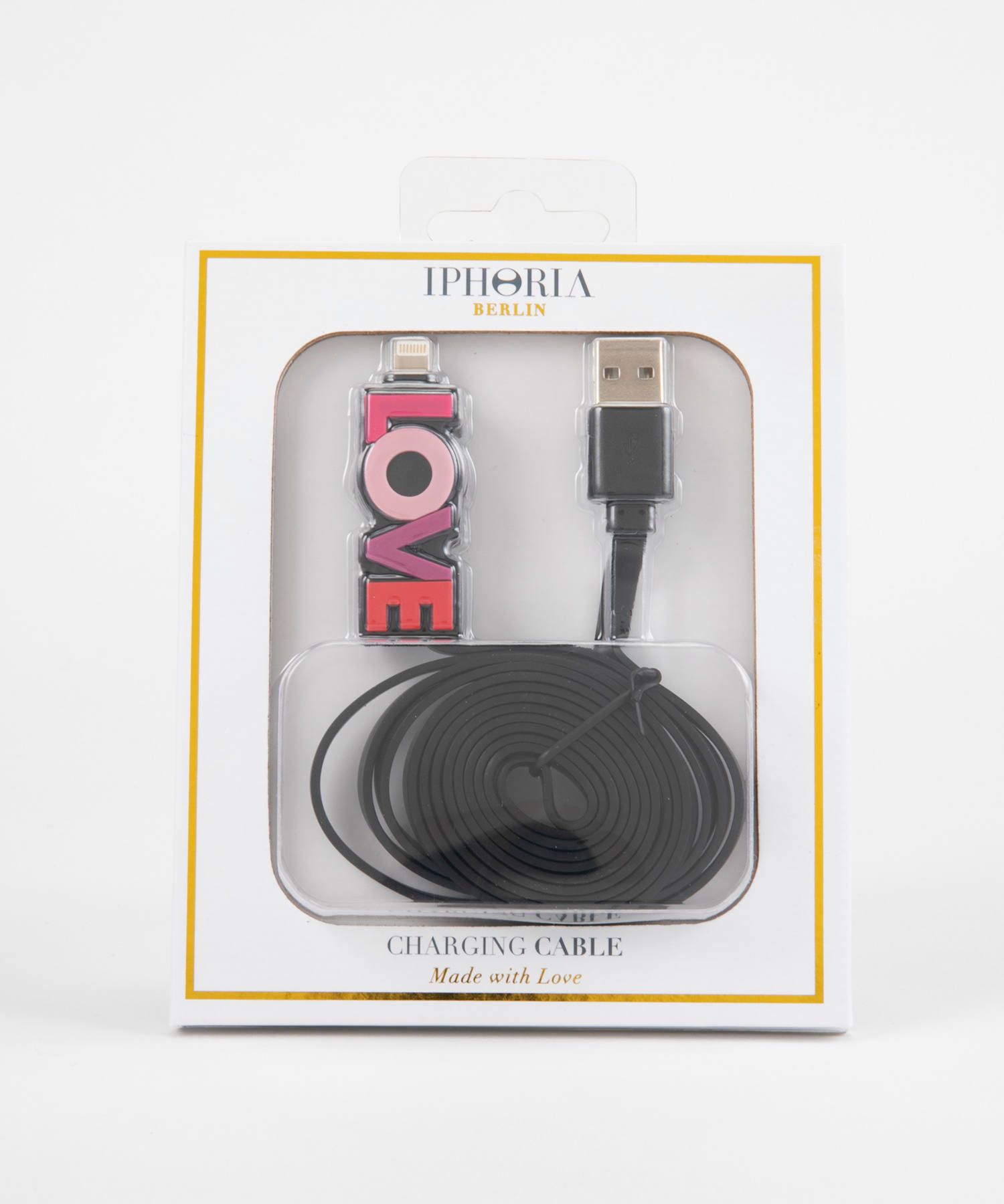 IPHORIA - Charging Cable extra long for Apple iPhone - Love Rose ...