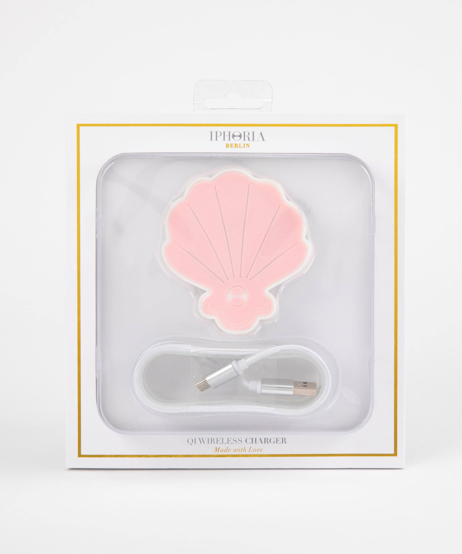 QI Wireless Charger - Nude Seashell