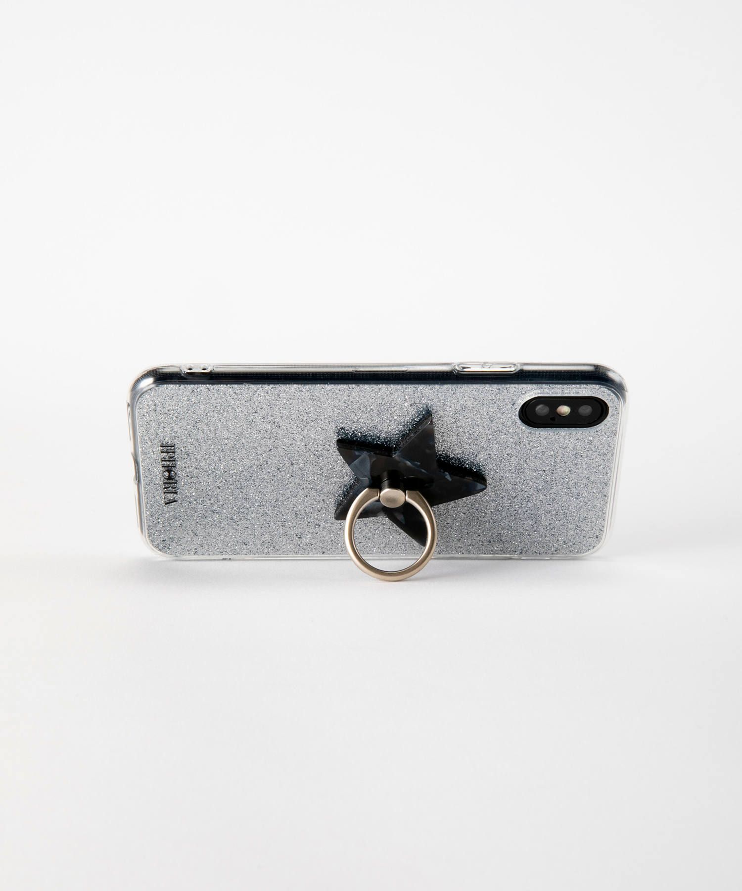Case for Apple iPhone X/XS - Nacre Star with Silver Glitter