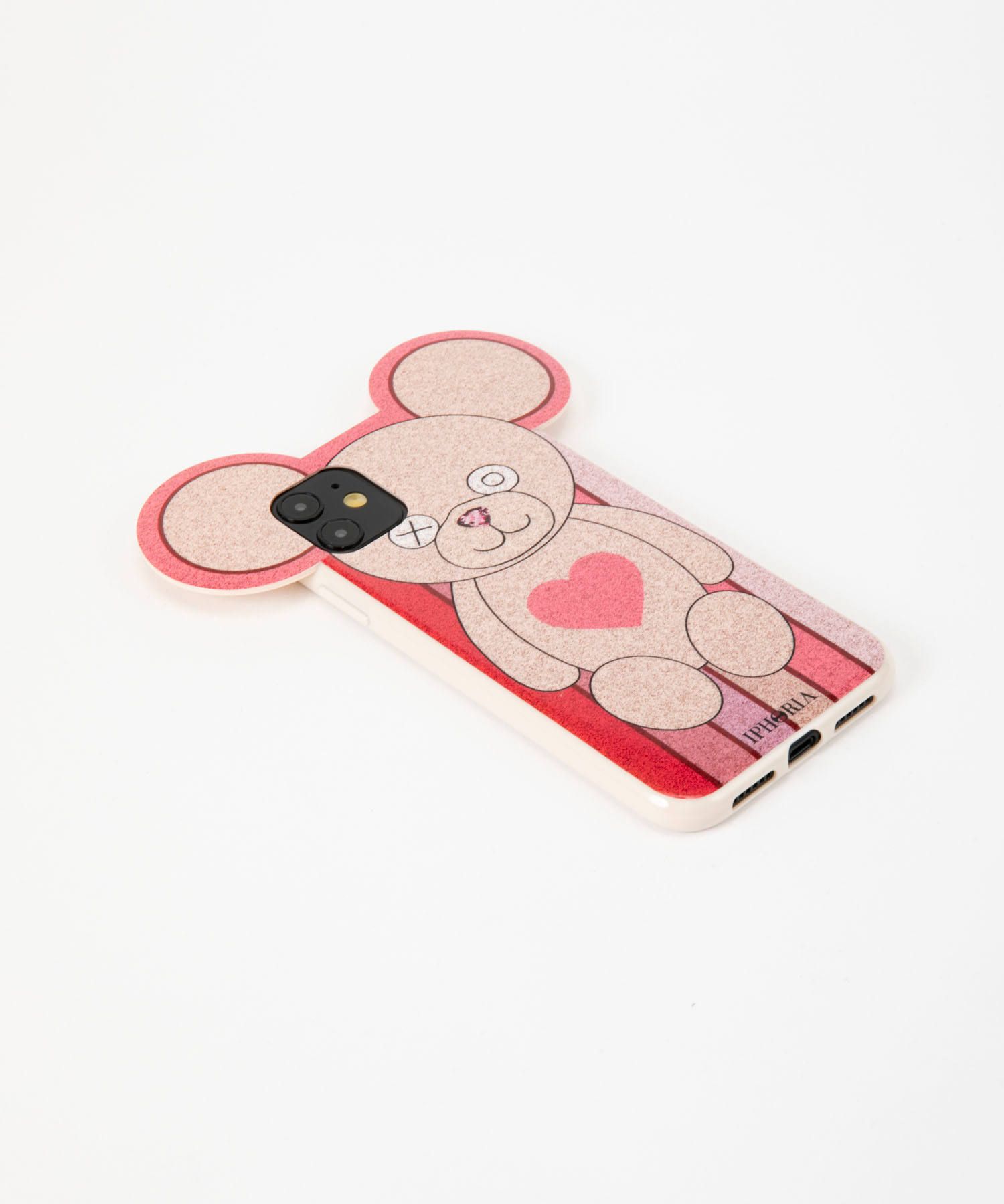 Case for Apple iPhone 11 - Teddy Golden Stripes with Heart