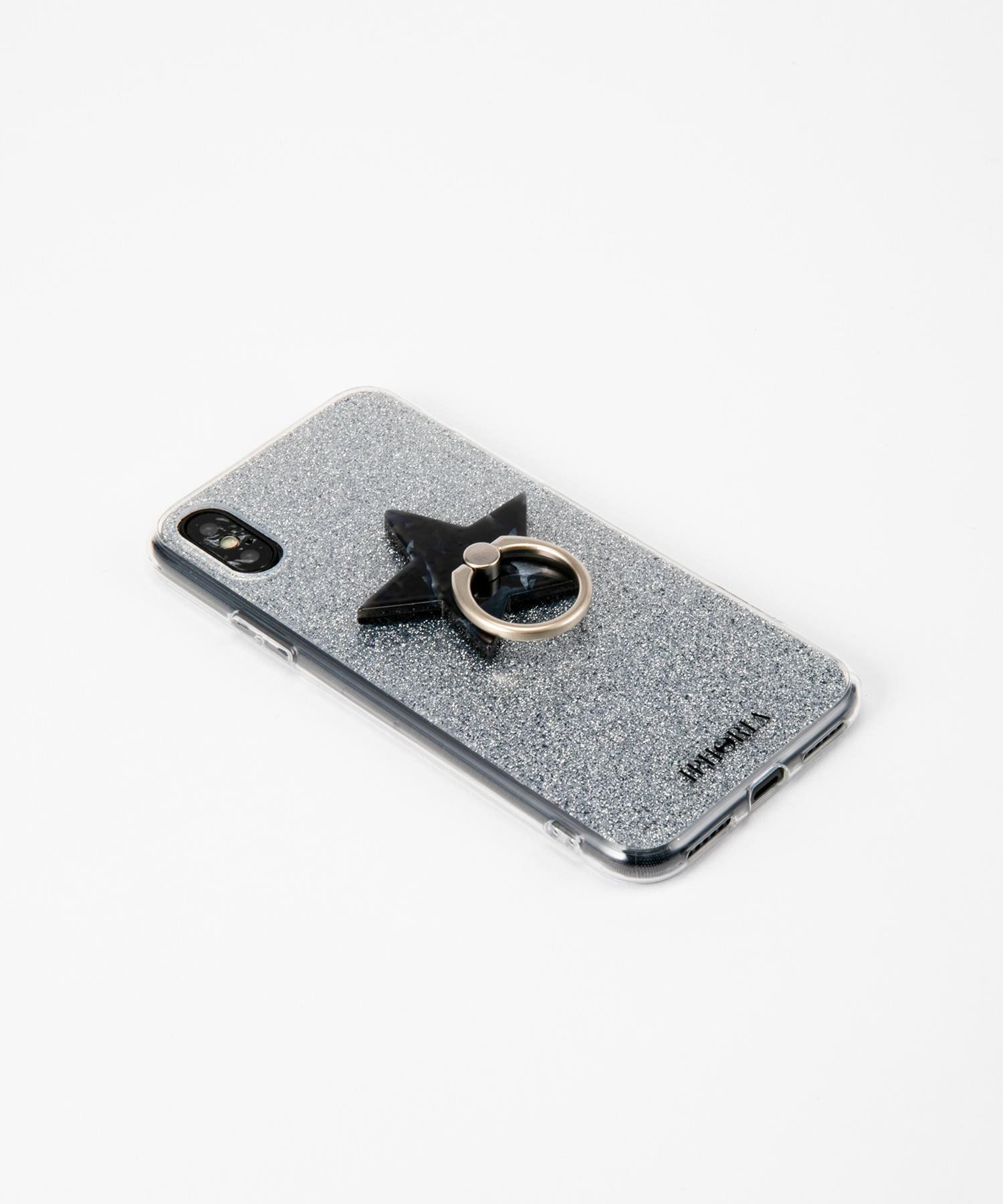 Case for Apple iPhone X/XS - Nacre Star with Silver Glitter