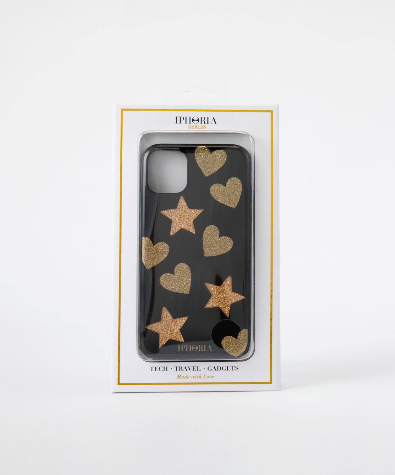 3D Case for Apple iPhone 11 - Heart Star Pattern