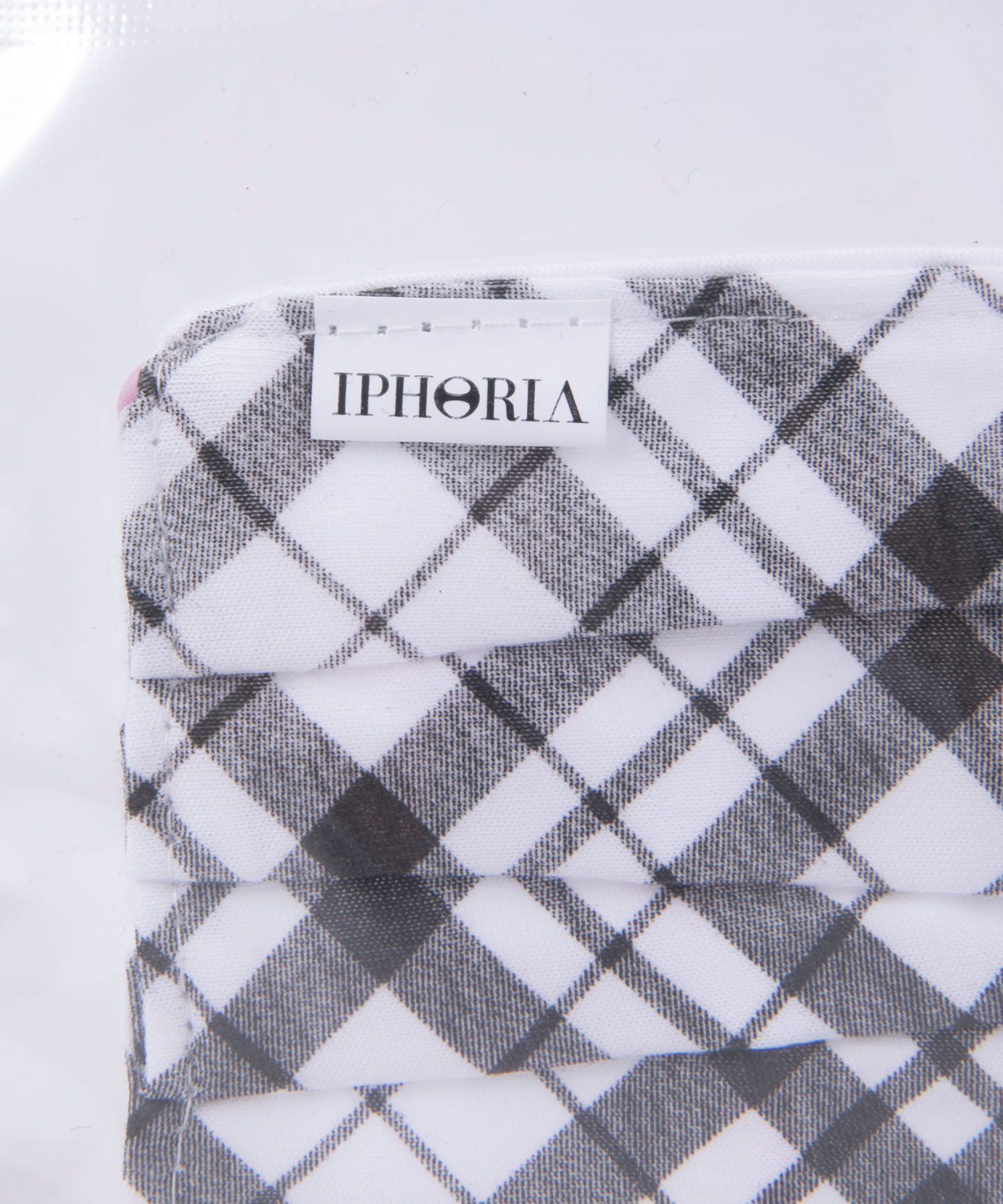 IPHORIA MASK - Check Pattern Textile Mask