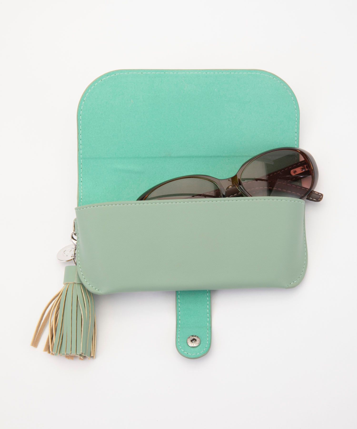 Glasses Case with Bag Holder - Mint