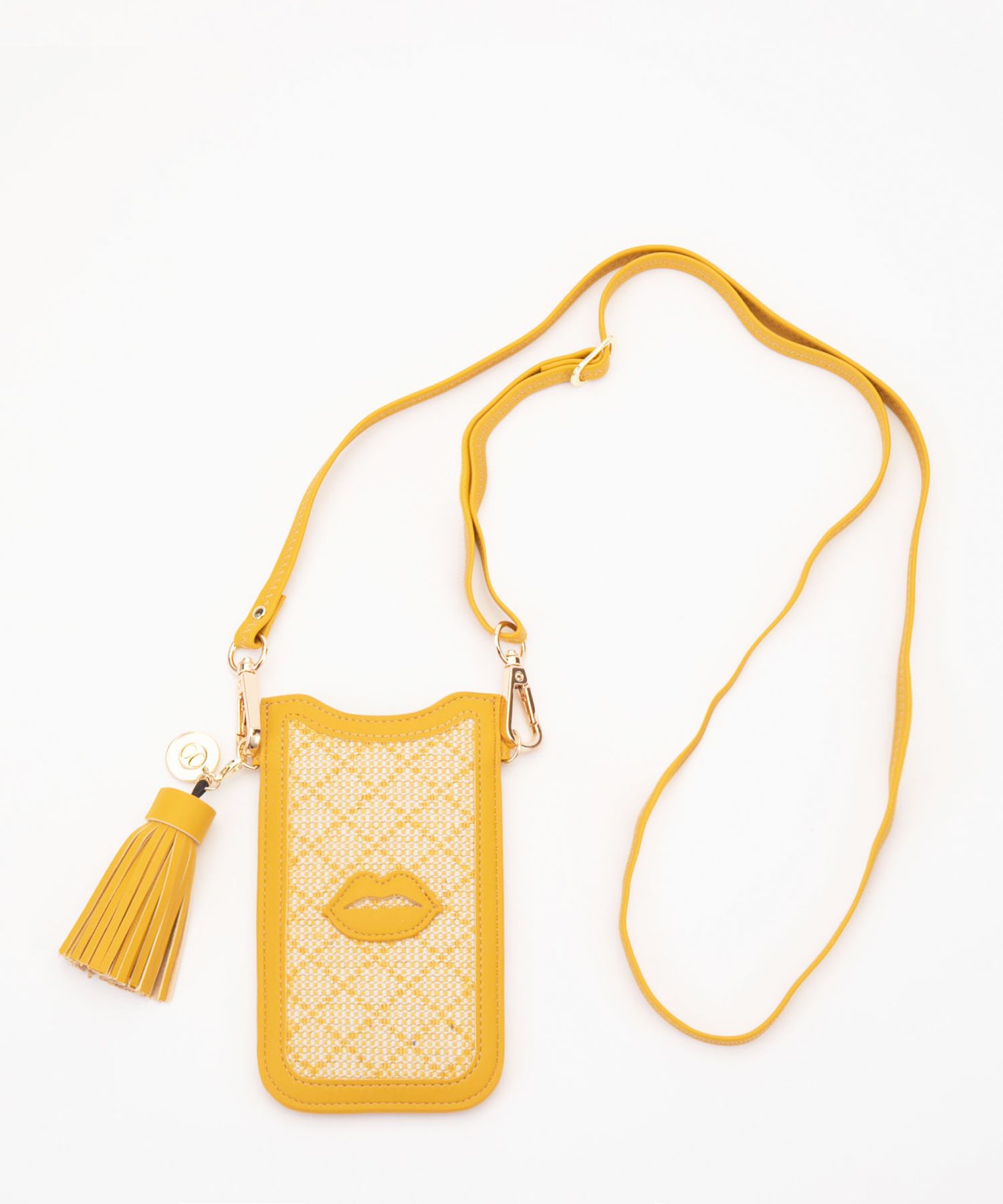 Necklace Sleeve Case for Apple iPhone 6/7/8/X/Xs/11 Pro - Yellow Linen