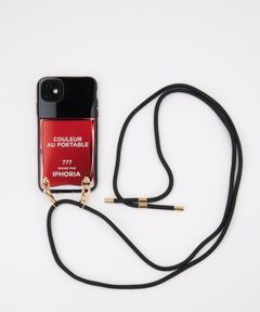 Necklace Case for Apple iPhone 11 - Couleur au Portable Vernis Rouge Pur