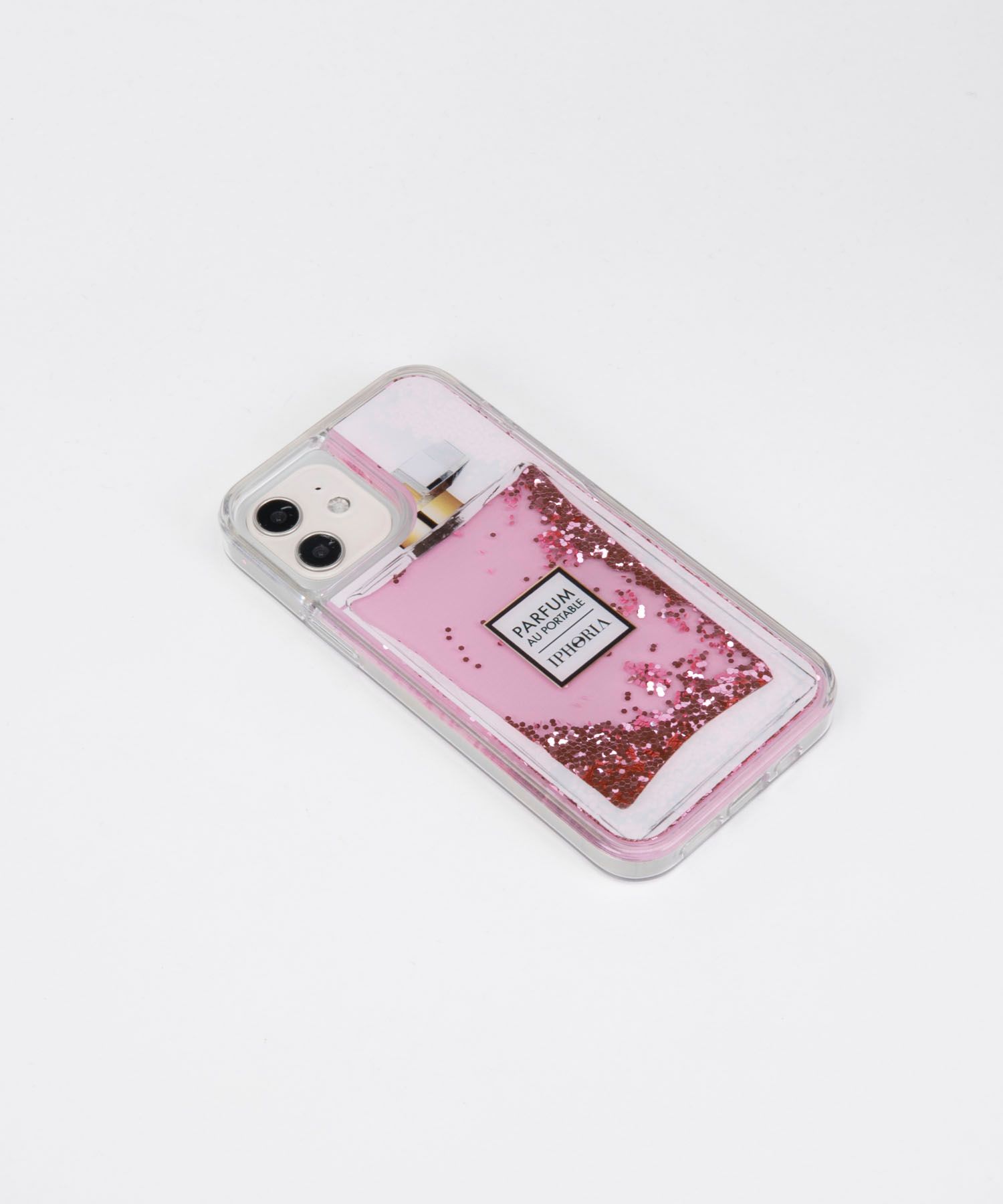 Liquid Case for Apple iPhone 12/12 Pro - Parfume au Portable Red Glitter