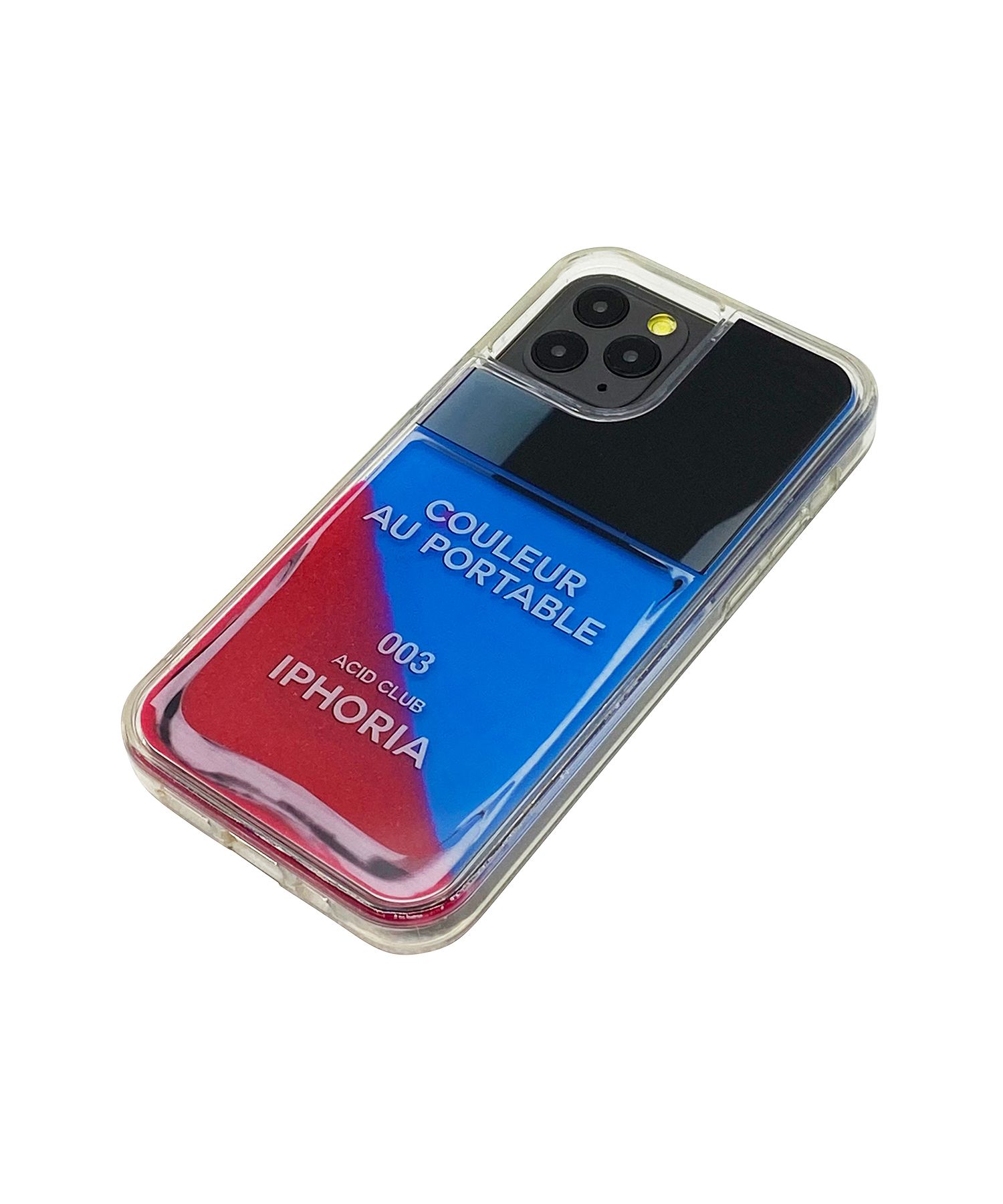 Liquid Case for Apple iPhone 12/12 Pro - Nailpolish Coleur Au Portable Neon Blue