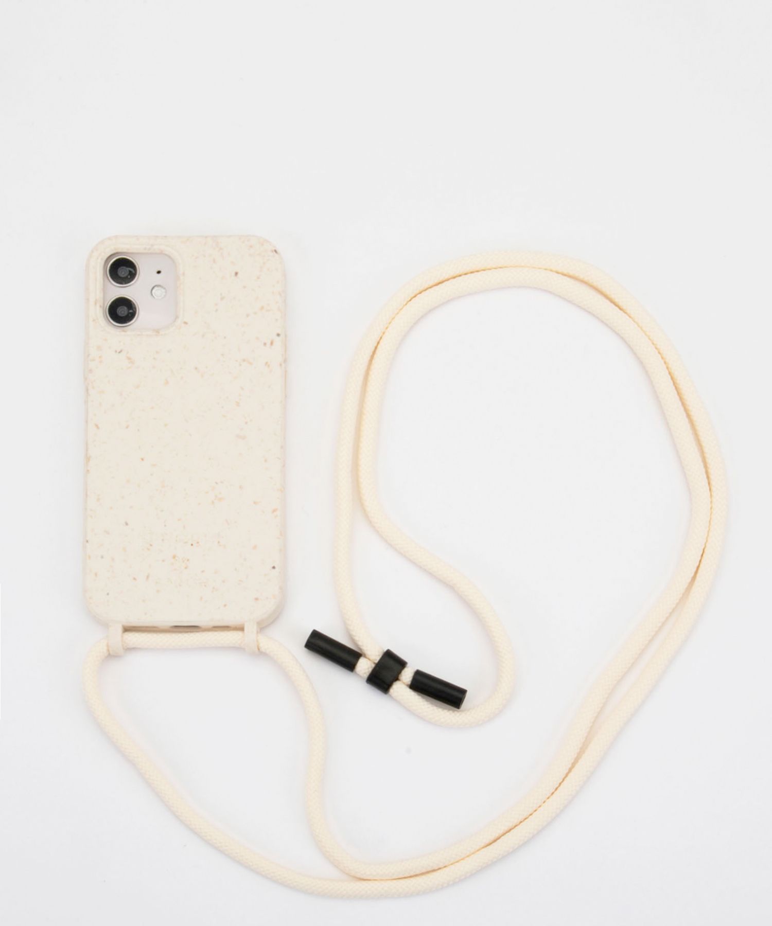 BIO Necklace Case for Apple iPhone 12/12 Pro- Zero Waste White