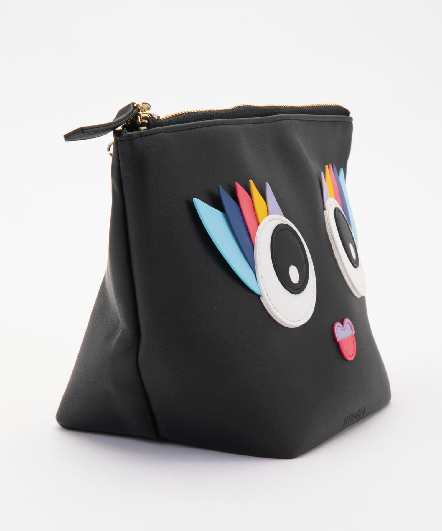 Big Cosmetic Bag Trapez - Black Owl Kiss