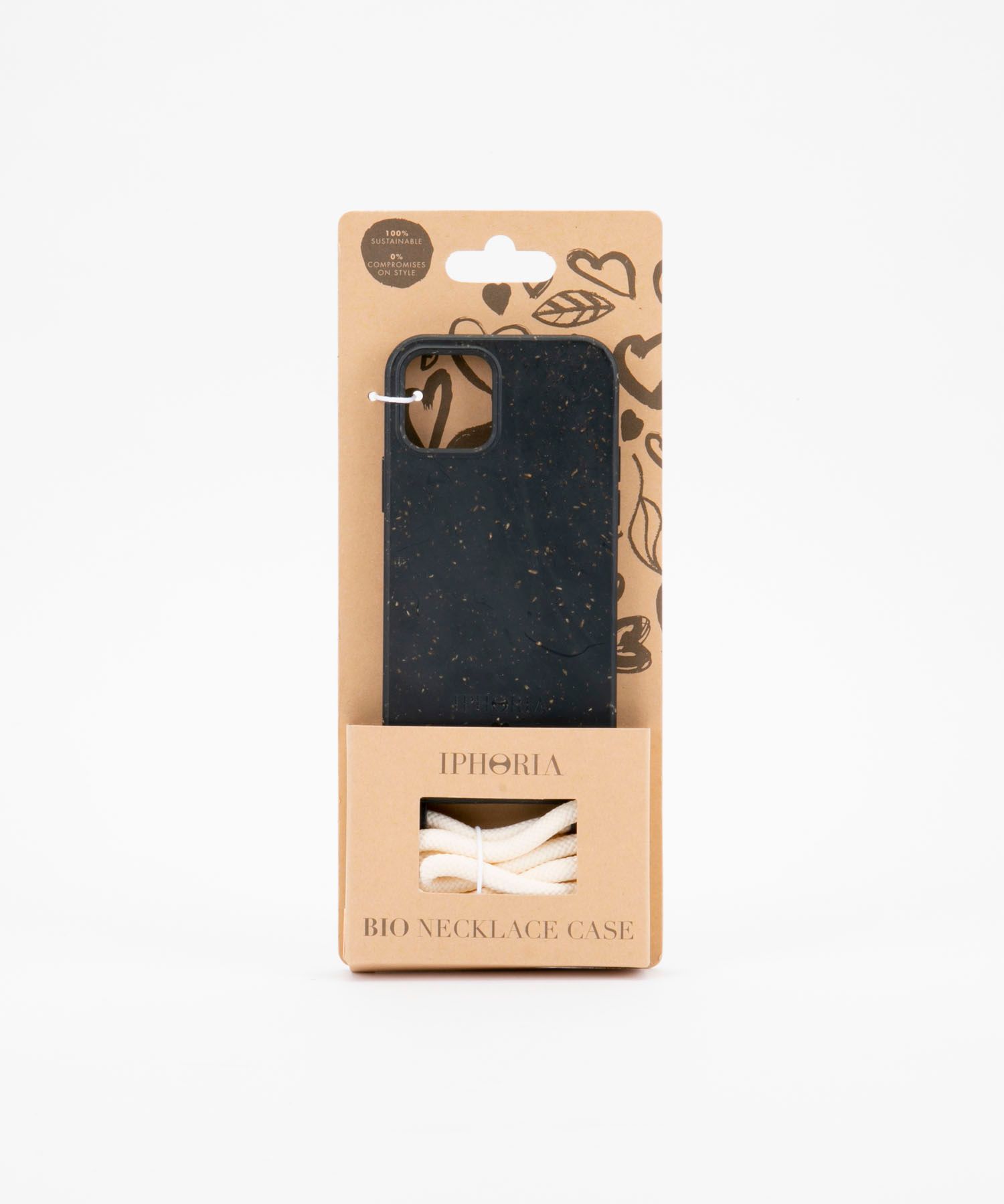 BIO Necklace Case for Apple iPhone 12/12 Pro - Zero Waste Black
