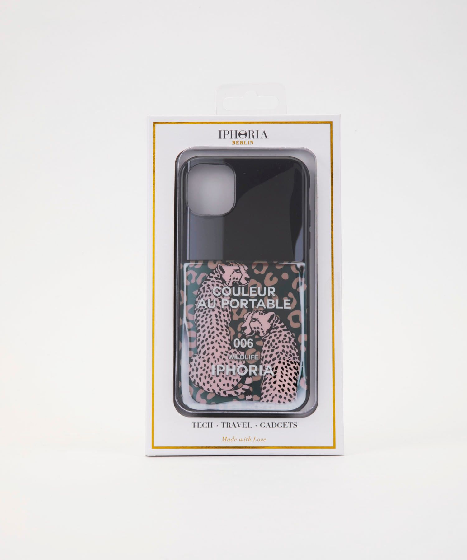 Case for Apple iPhone 11 - Nailpolish Coleur Au Portable Green Leopard