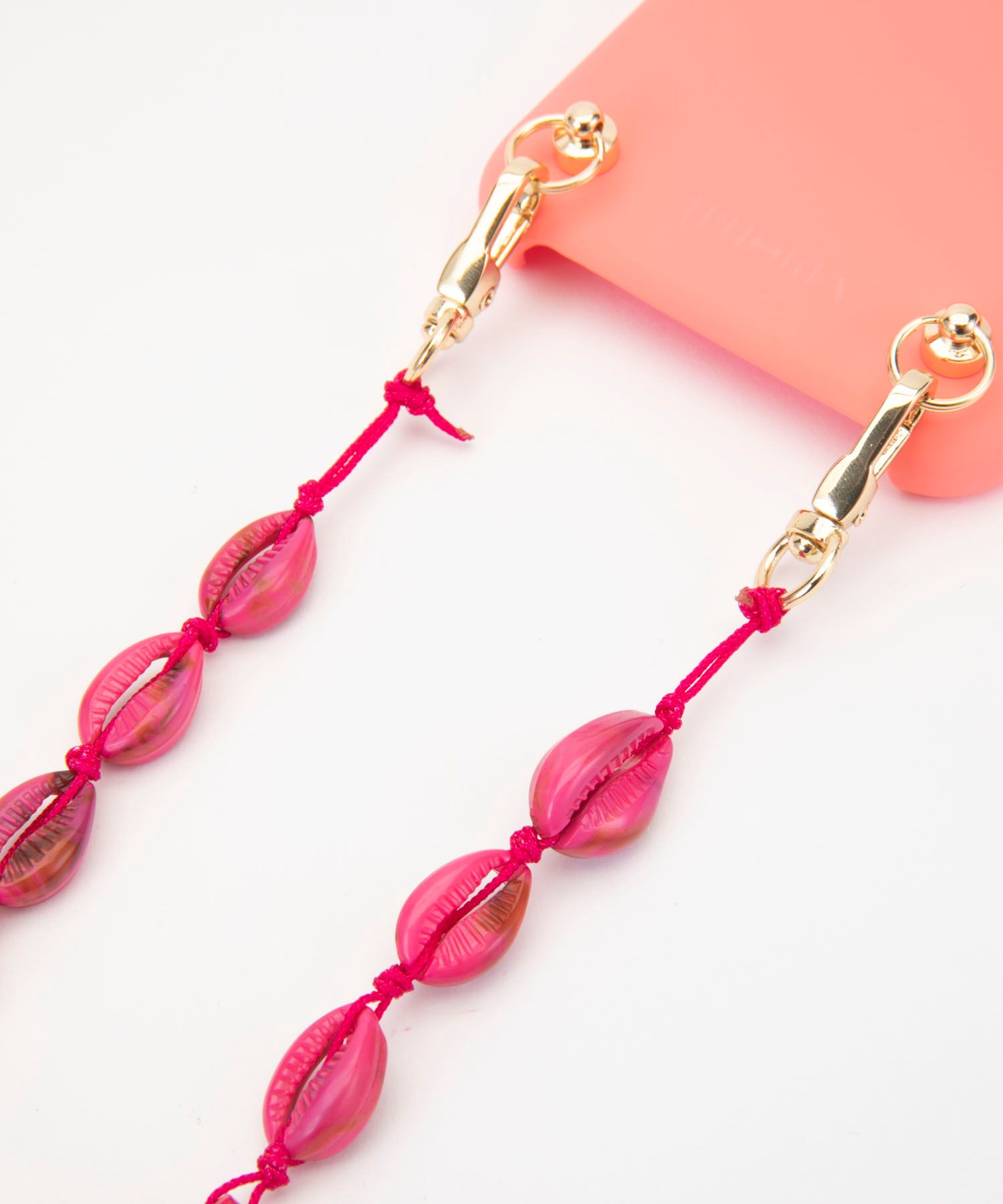 Soft Touch Necklace Case for Apple iPhone 11 - Coral Seashells