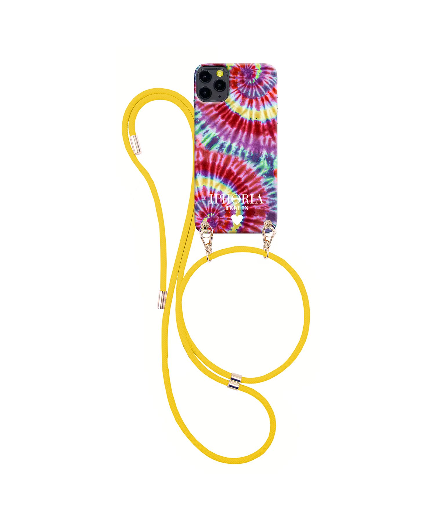 Necklace Case for Apple iPhone 12/12 Pro - Tie Dye Colorful