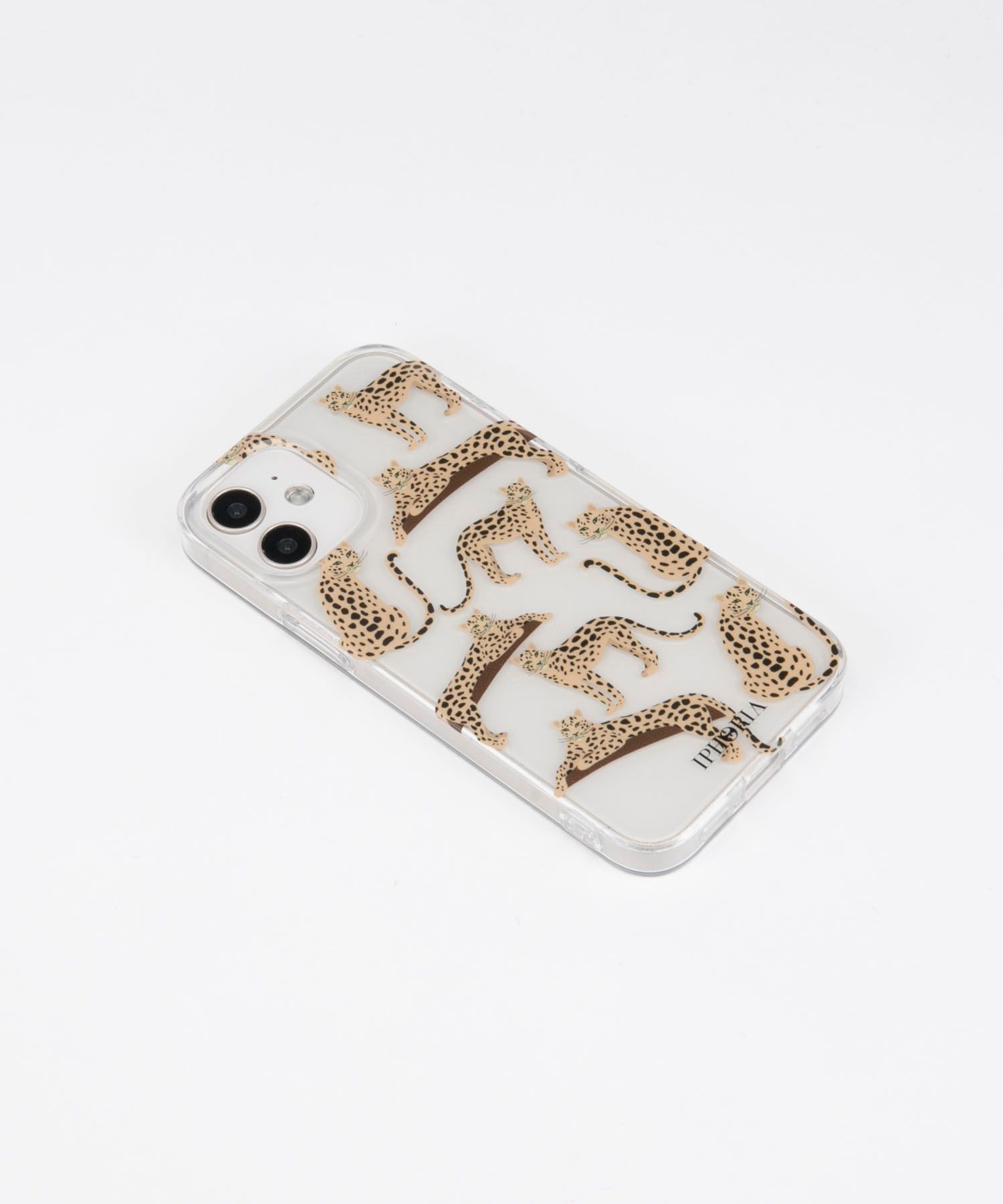 Case for Apple iPhone 12 mini - Transparent Leopard Mosaic