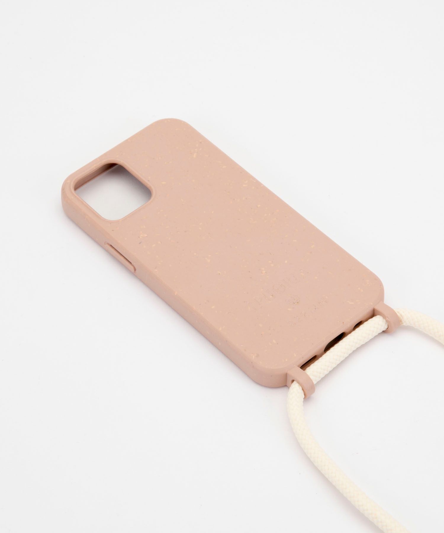 BIO Necklace Case for Apple iPhone 12 mini - Zero Waste Nude