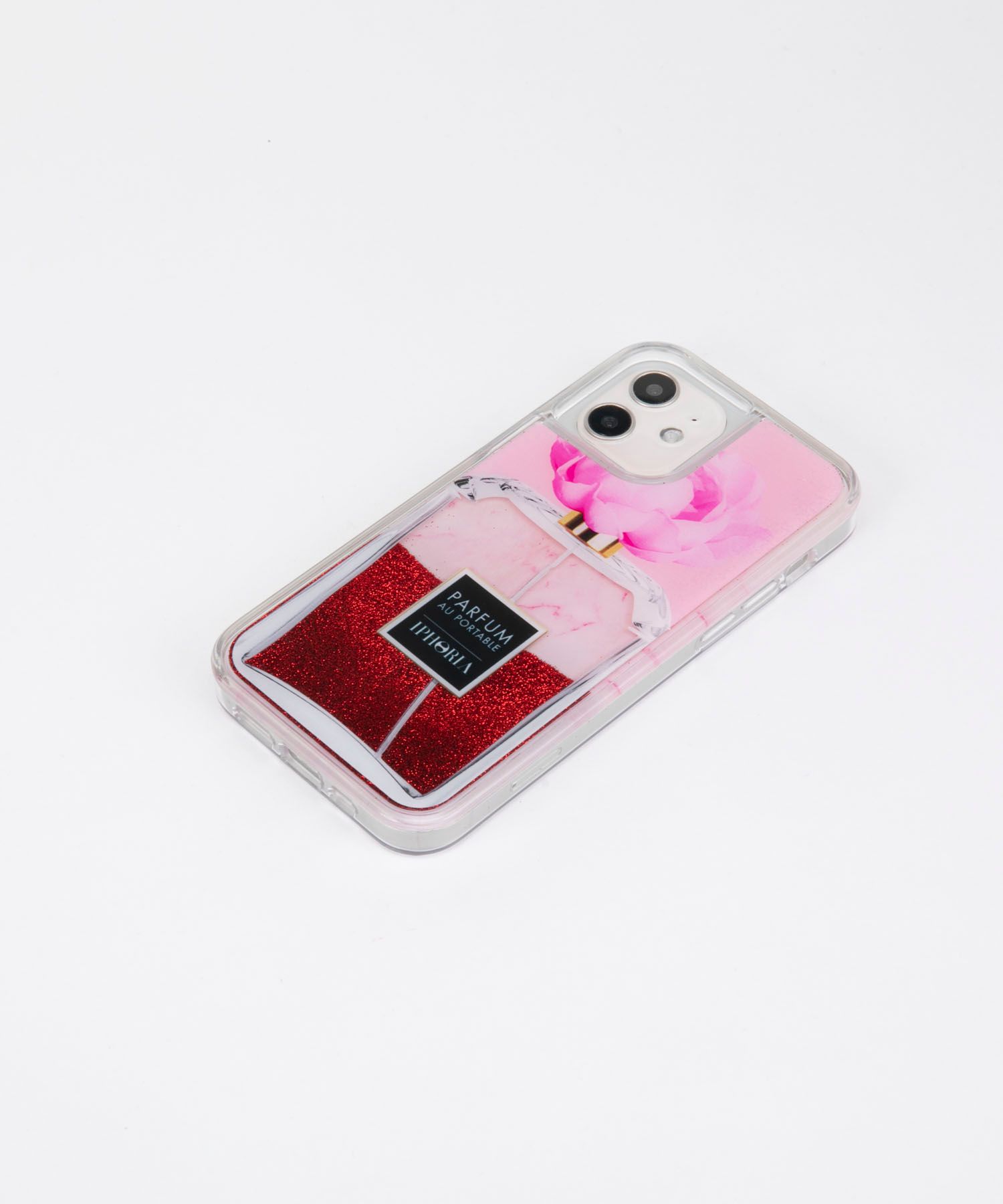 Liquid Case for Apple iPhone 12/12 Pro - Parfume Flower nude - pink