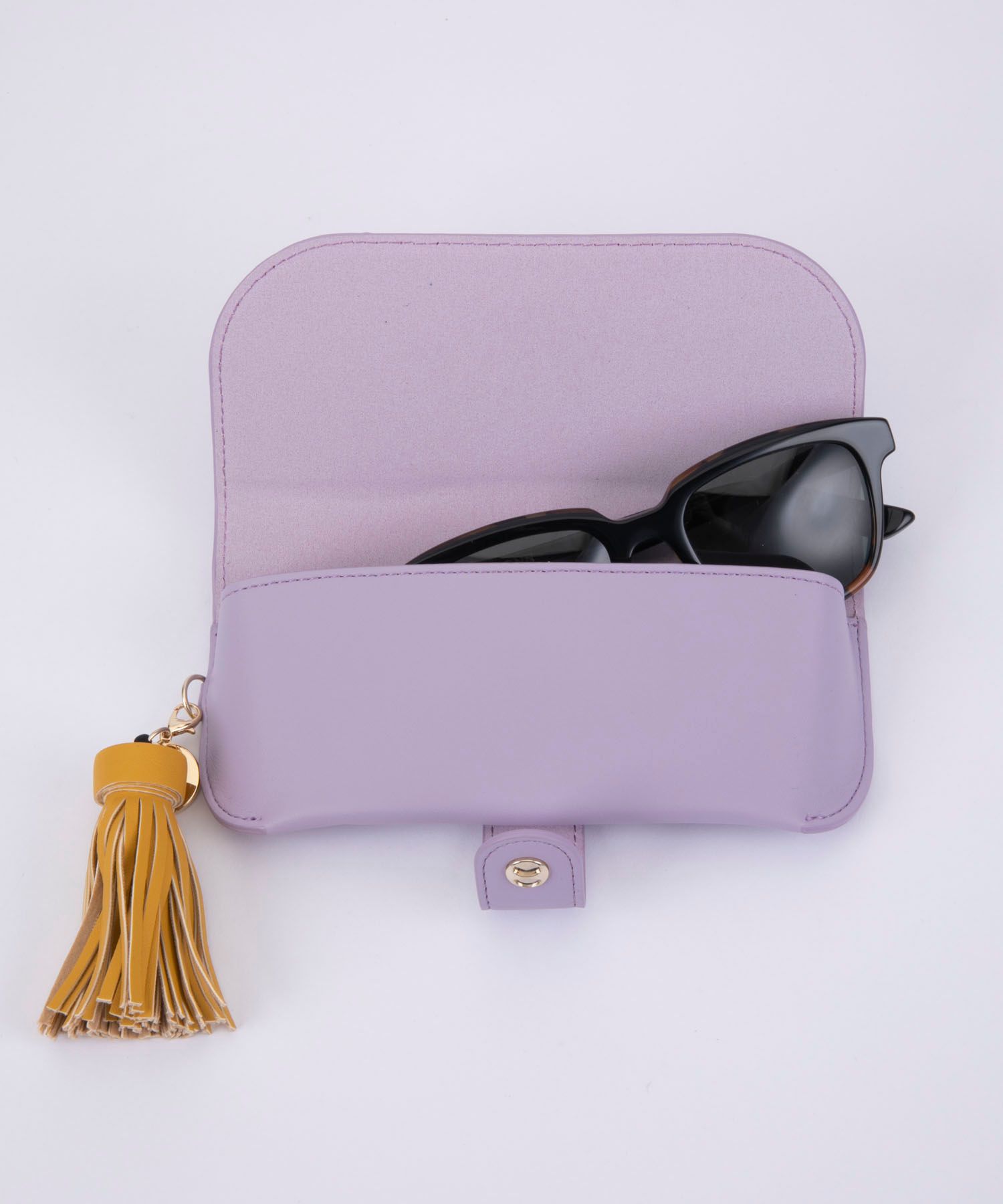 Glasses Case with Bag Holder - lilac & Snake Glasses