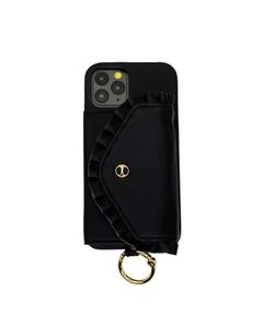 Necklace Case for Apple iPhone 12/12 Pro - Romantic Ruffles with Coin Pocket