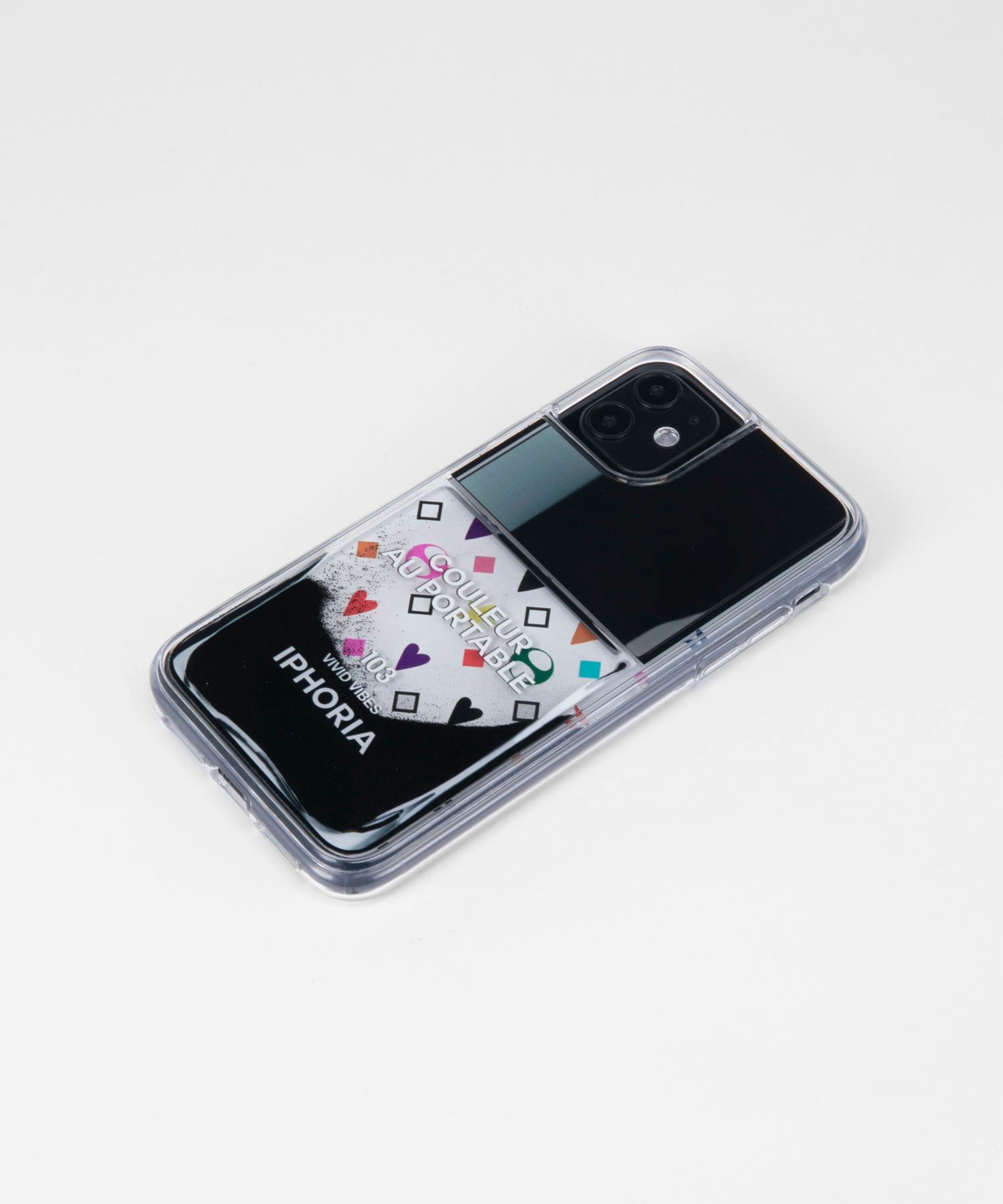 Liquid Case for Apple iPhone 11 - Nailpolish White colorful pattern