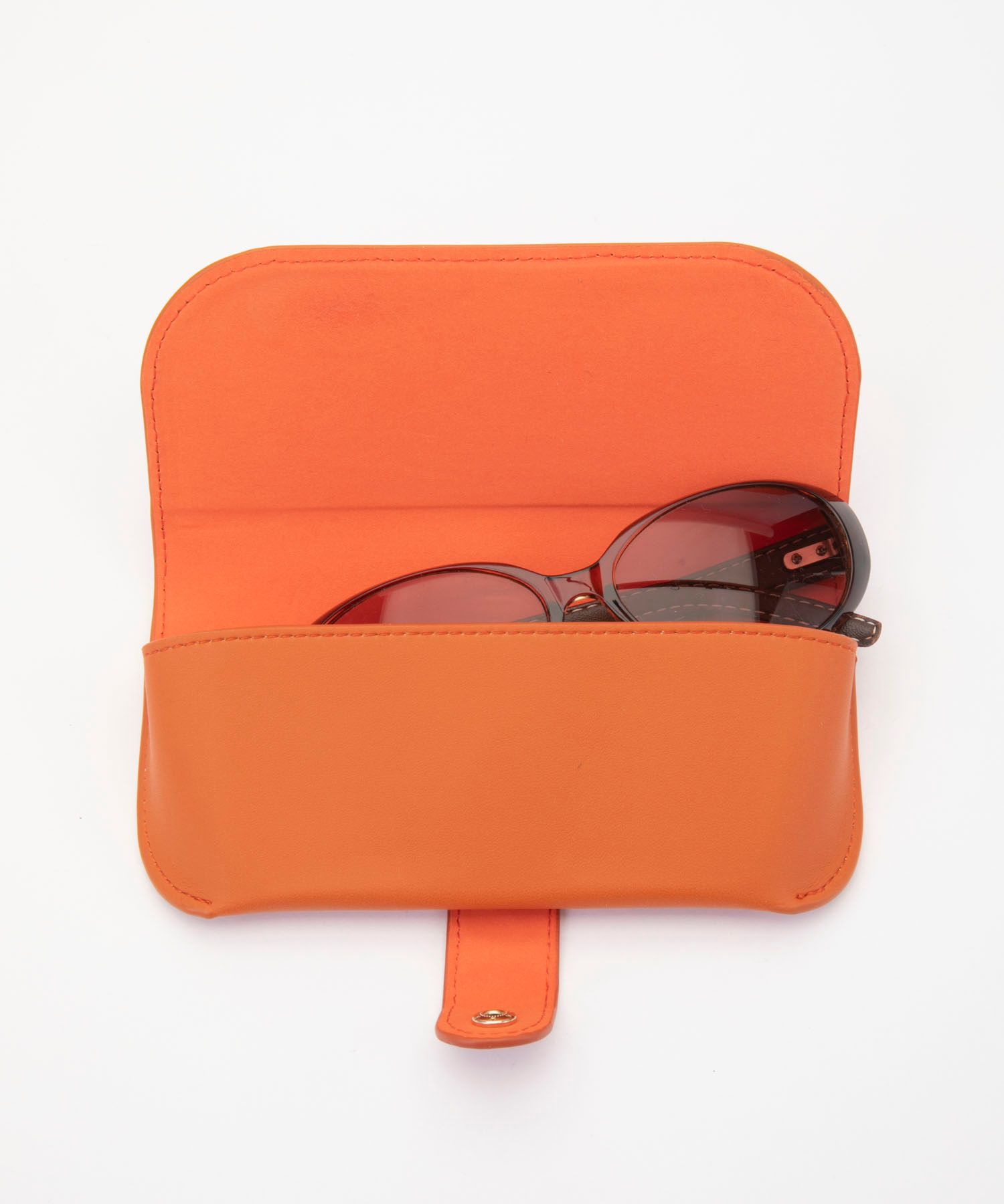 Glasses Case with Bag Holder - Heart Glasses Orange