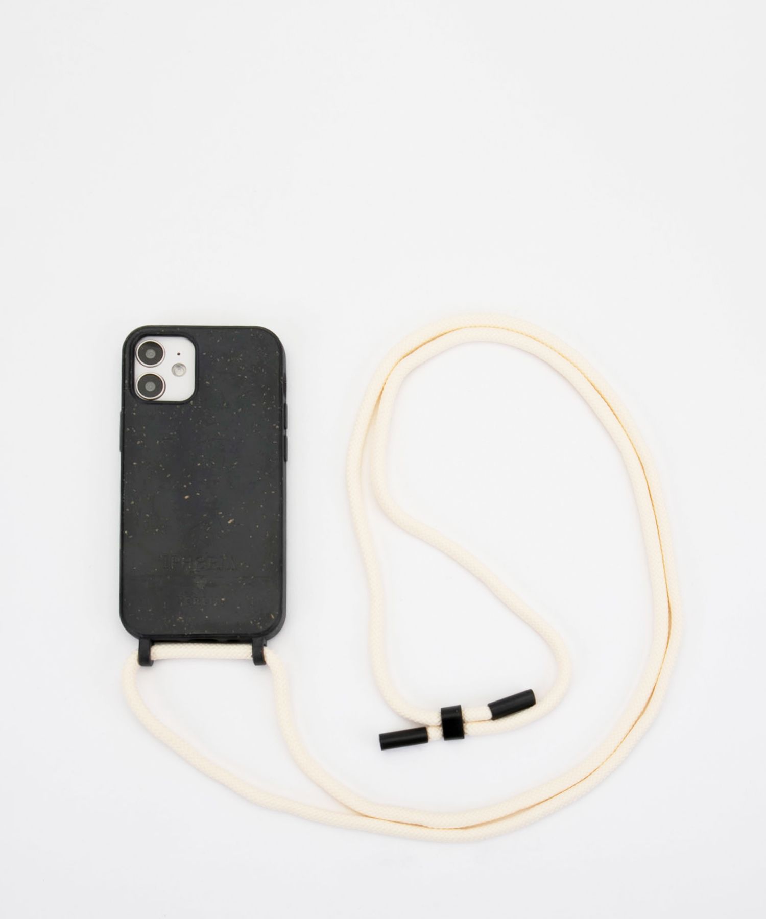 BIO Necklace Case for Apple iPhone 12 mini - Zero Waste Black