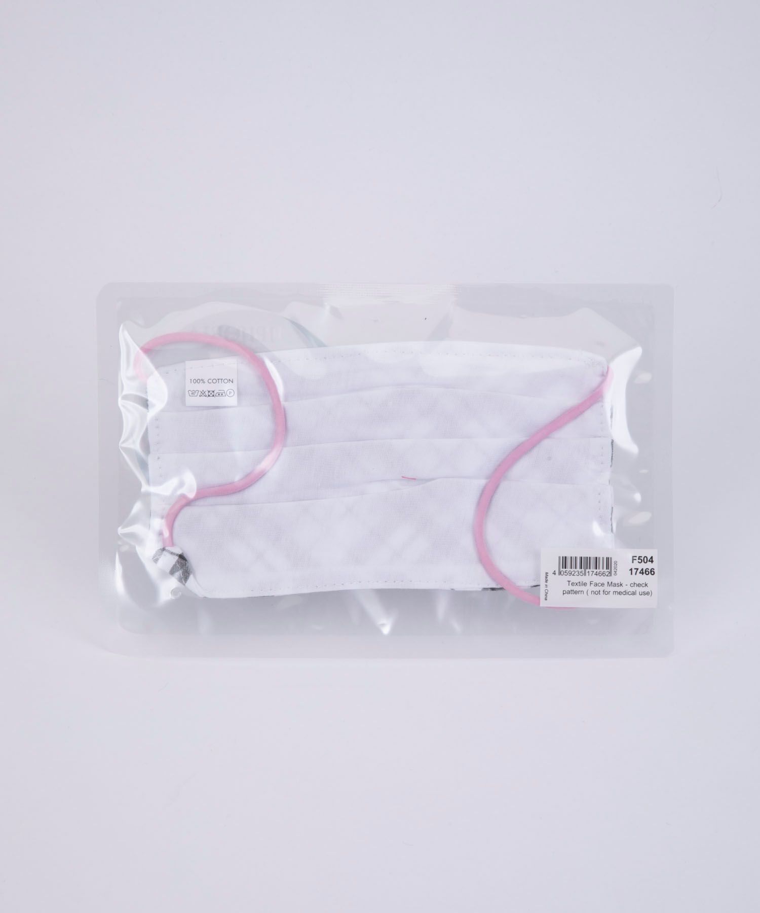 IPHORIA MASK - Check Pattern Textile Mask