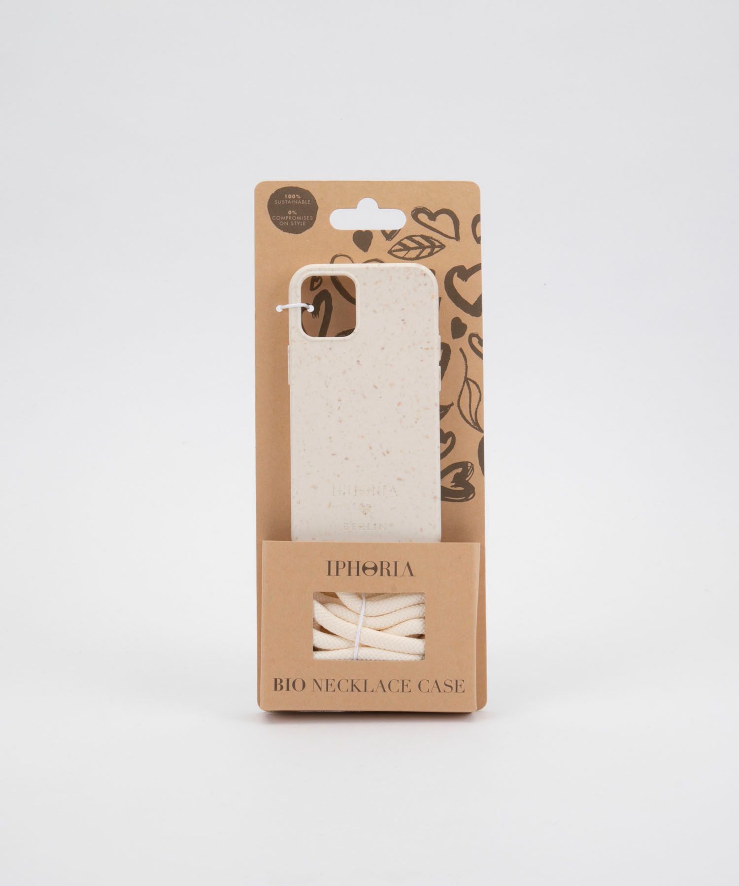 BIO Necklace Case for Apple iPhone 12 mini - Zero Waste White
