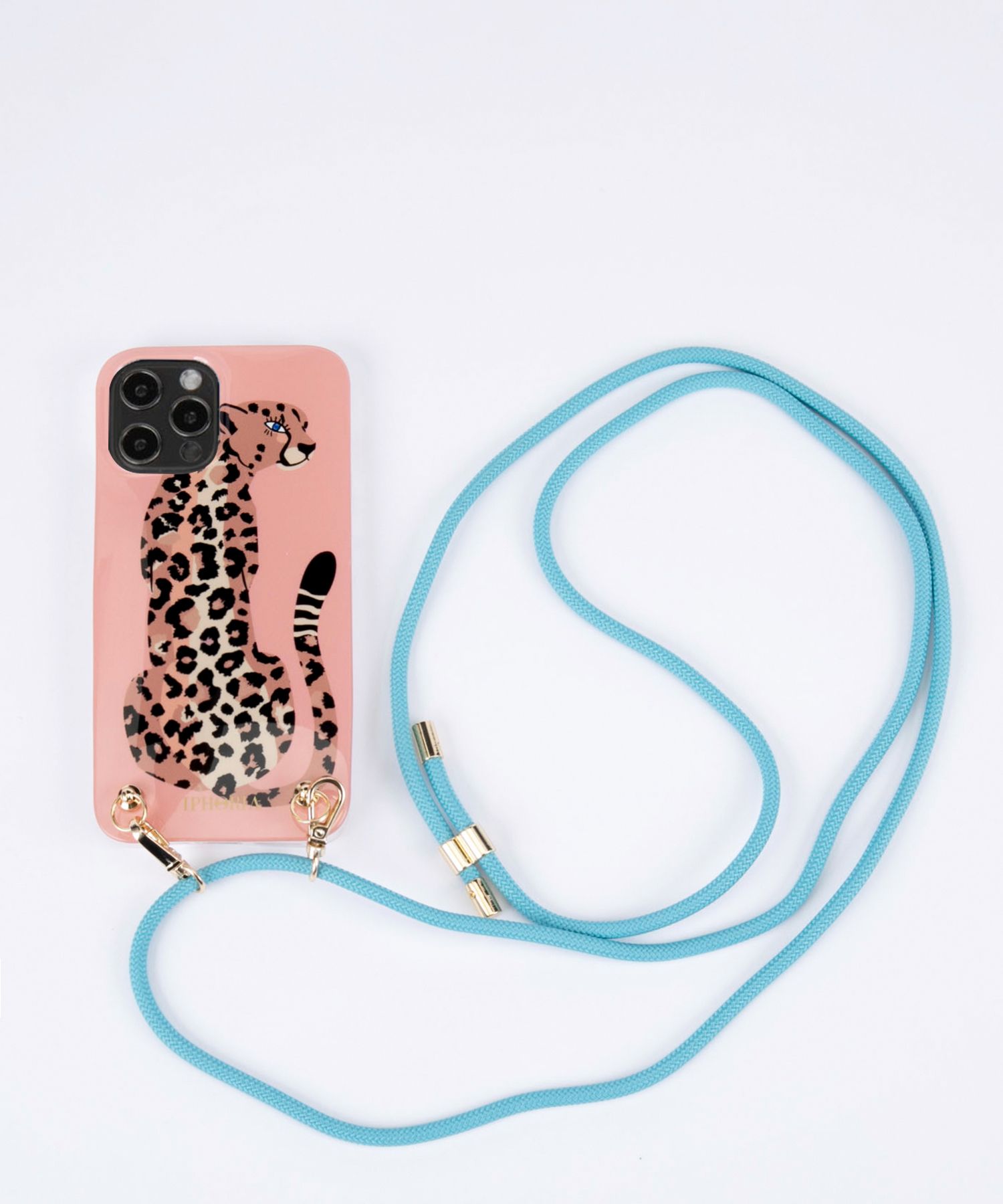 Necklace Case for Apple iPhone 12 mini - Leopard Lady Nude