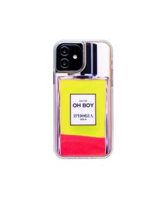 Liquid Case for Apple iPhone 12 mini - Parfum Au Portable Neon Yellow